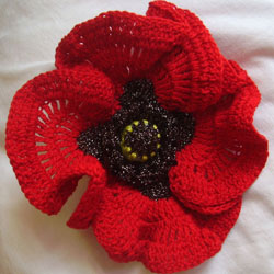 Poppy Crochet Jewellery by Vanessa Mooncie